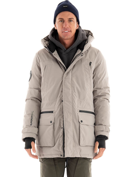 City Winter Jacke Parka Wasserdicht Gray