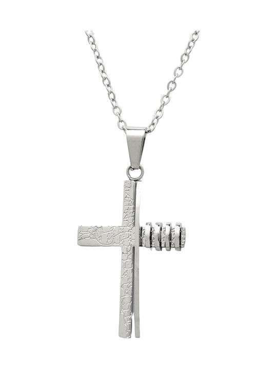 Goldjewels Ατσάλινος Σταυρός