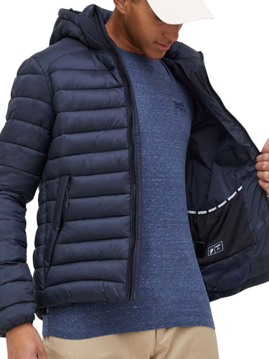 Fuji Athletic Jacket Waterproof Navy Blue
