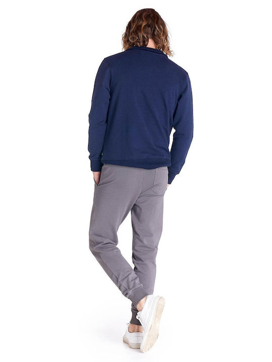 Leone 1947 Herren-Sweatpants Fleece Lead Grey