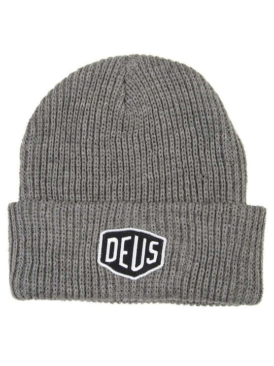 Deus Ex Machina Beanie Beanie Knitted in Gray color