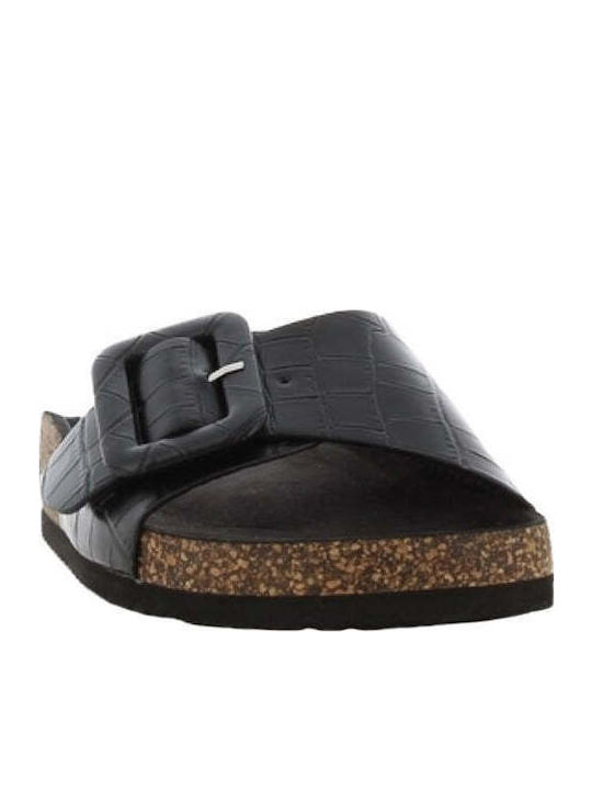 Women's Flat Sandals Anatomic in Black Color
