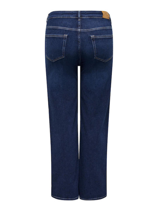 Hoch tailliert Damenjeans Blue