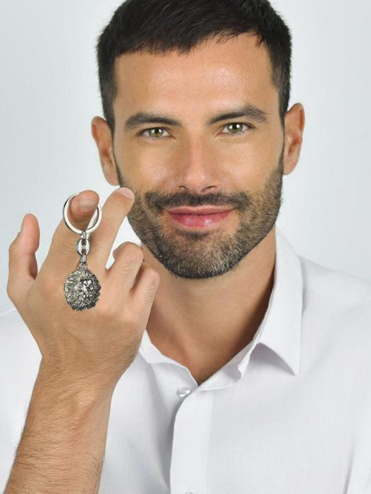 Luca Barra Μπρελόκ Μεταλλικό Ασημί