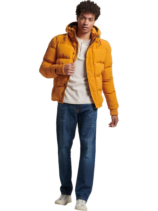 Everest Short Winter Jacket Puffer Yellow