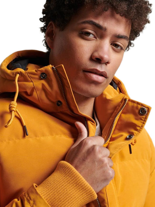 Everest Short Winter Jacket Puffer Yellow