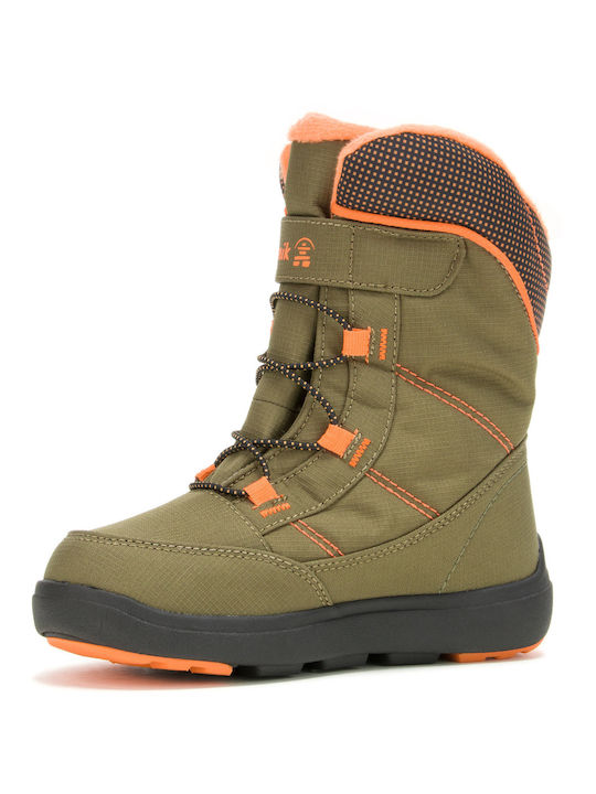 Cizme Pentru Copii Cu Șireturi Kaki