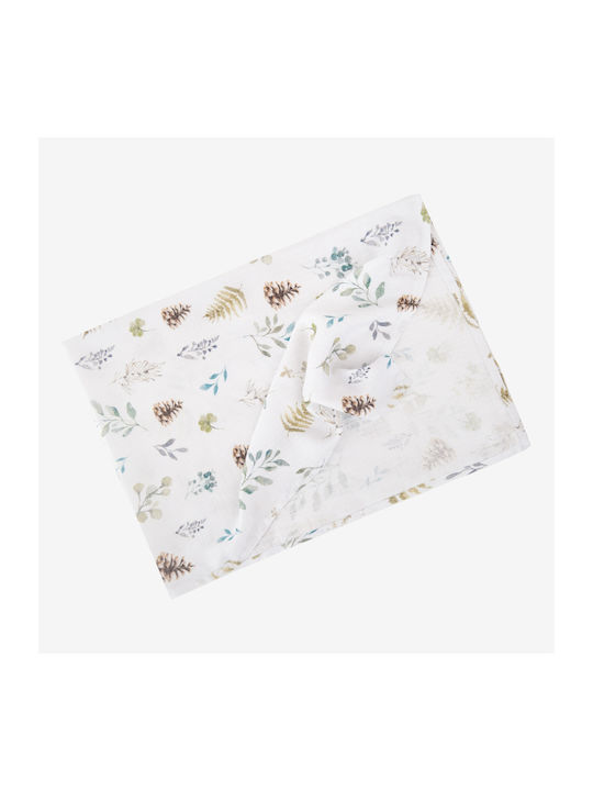 Samiboo Muslin Burp Cloth in Light Blue Color