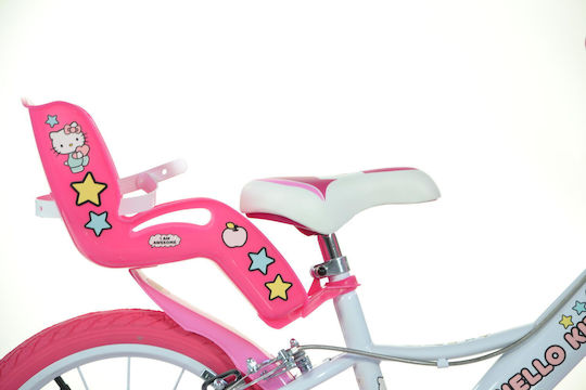 Dino Bikes Hello Kitty 16" Kinder Fahrrad Stadt Weiß