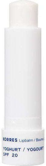 Korres Lip Balm SPF20 Yogurt 4.5gr
