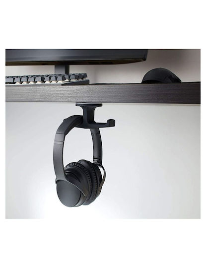 Glorious Trident Desk Mounted Headphone Stand Black