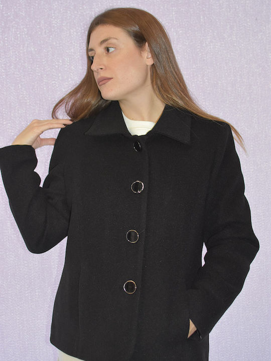 Estetica Women's Short Coat black