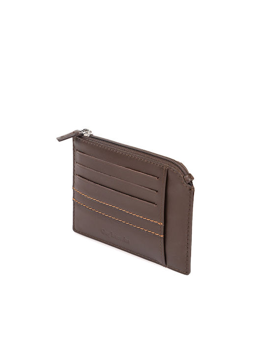 Guy Laroche Men's Leather Card Wallet Brown