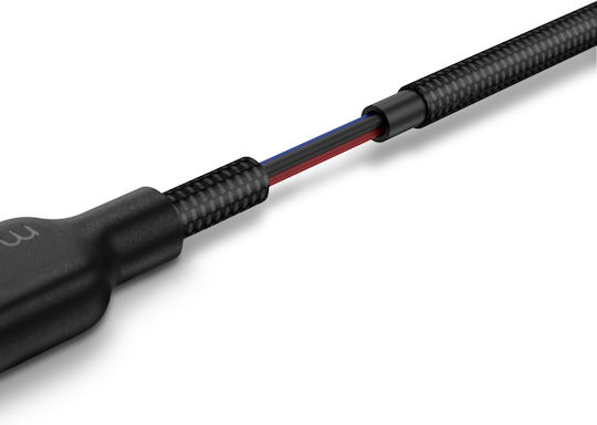 Mophie Charge Stream Braided USB 2.0 Cable USB-C Male - USB-C 30W PD Black 2m 409912827