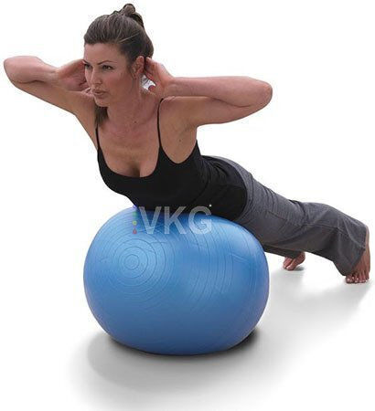 14172 Μπάλα Pilates 65cm σε Μπλε Χρώμα