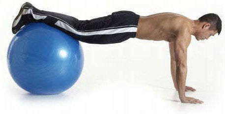 14172 Μπάλα Pilates 65cm σε Μπλε Χρώμα
