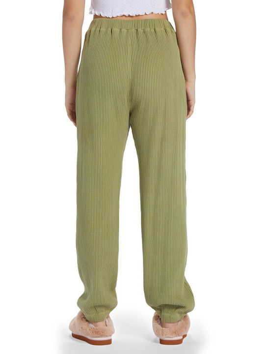 Roxy Women's Sweatpants Green Fleece