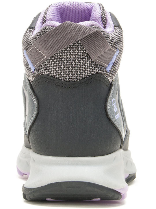 Kinderstiefel mit Schnürsenkeln Grau