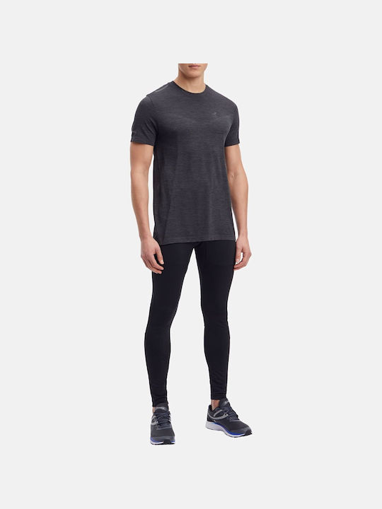 Energetics Percy Herren Sportleggings Lang Schwarz