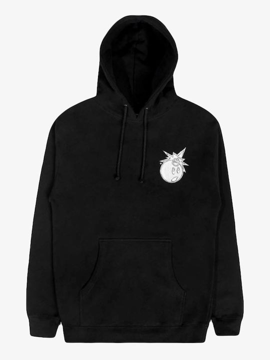 Vides Adam Bomb Sweatshirt mit Kapuze Schwarz