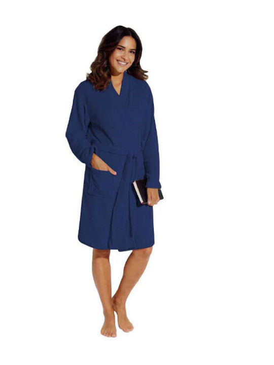 TnS Winter Women's Robe Blue.