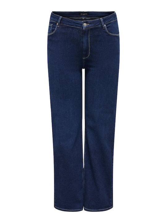 Hoch tailliert Damenjeans Blue