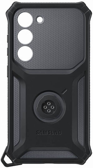 Samsung Back Cover Silicone / Plastic Black (Galaxy S23+)