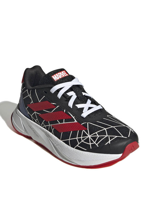 adidas Duramo Duramo Spider-man K Kids Sports Shoes Running with Laces Black