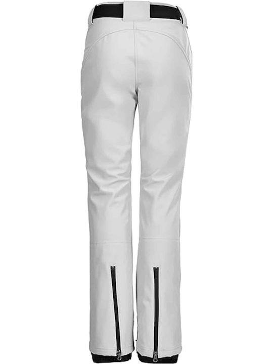 Killtec Ksw 221 37328-100 Women's Trousers for Ski & Snowboard Soft Shell White