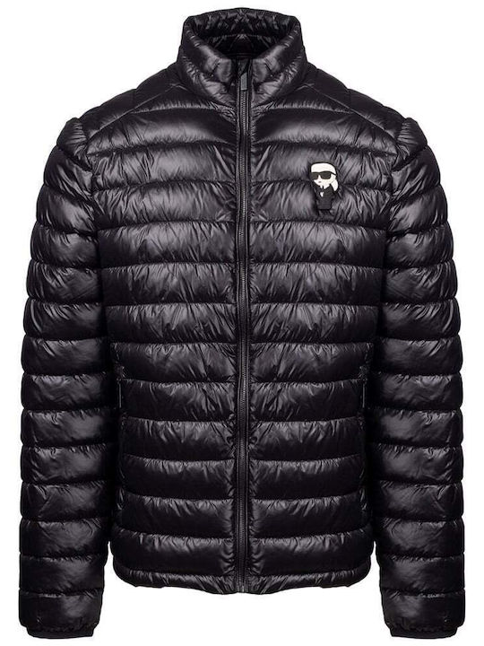 Winter Jacket Puffer Waterproof Black
