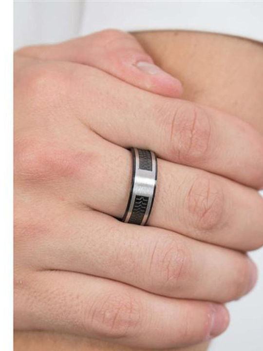 Sector Herren Ring aus Stahl