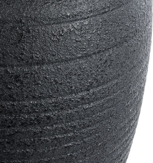 GloboStar Olympia Planter Polyester Black with Stand 55x55x90cm.