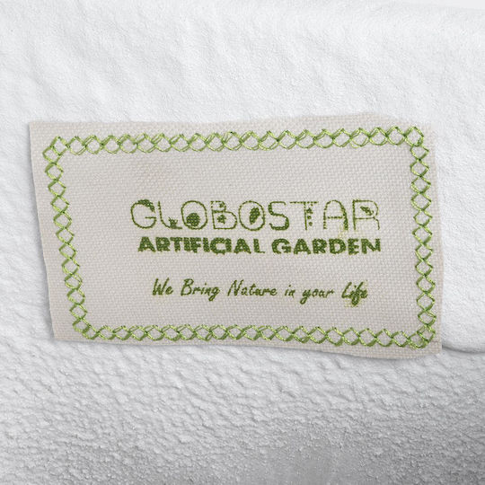 GloboStar Artificial Garden Alberobello Саксия Полиестер Бял 58x58x90εκ.