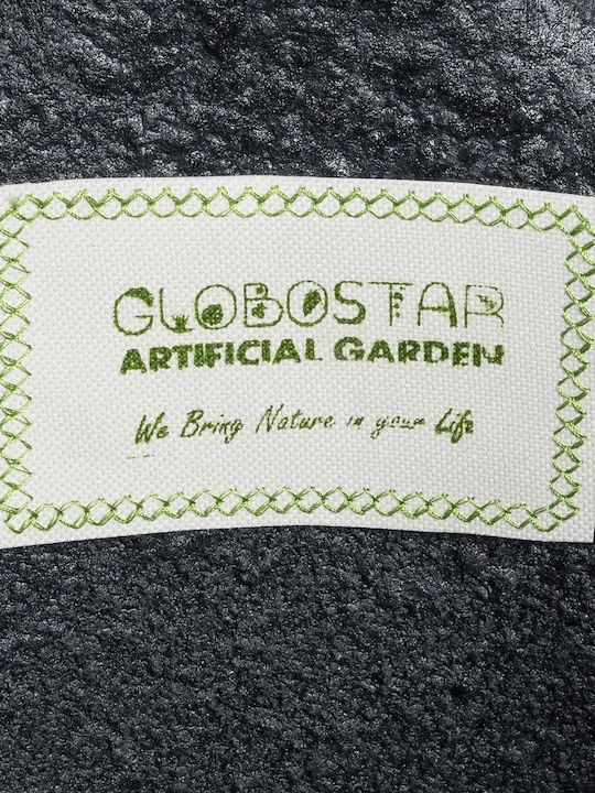 GloboStar Planter Polyester Black with Stand 40x40x30cm.