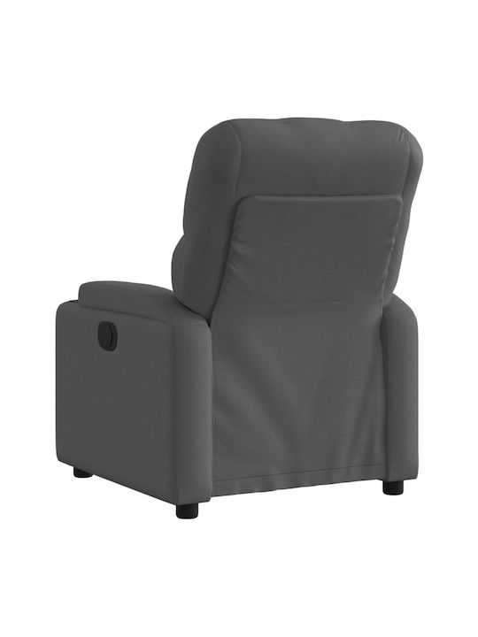 Relaxsessel mit Fußhocker Dark Grey 74x86.5x93.5cm