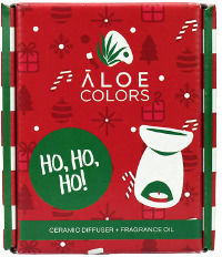 Aloe Colors Χριστουγεννιάτικο Σετ Αρωματιστή Αιθέριων Έλαιων Ho Ho Ho με Άρωμα Μελομακάρονο 94394