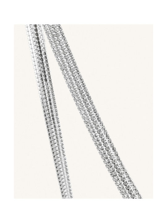StanStefan Halsband aus Stahl mit Zirkonia