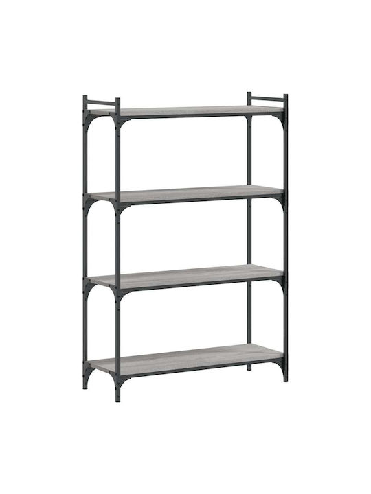 Bookcase Grey Sonoma 80x30x120cm