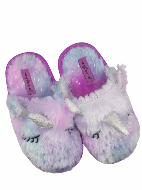 Hot Sand Kids Slippers Pink