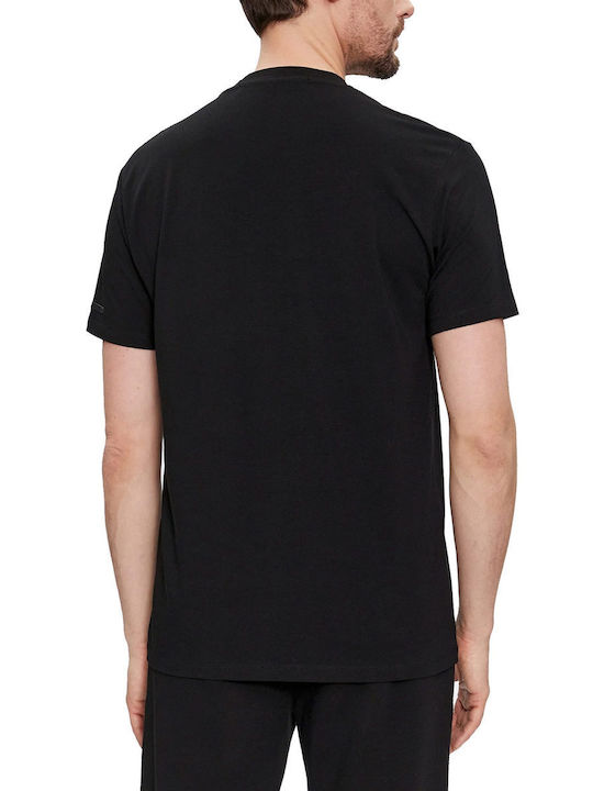 Karl Lagerfeld Men's Short Sleeve Blouse BLACK