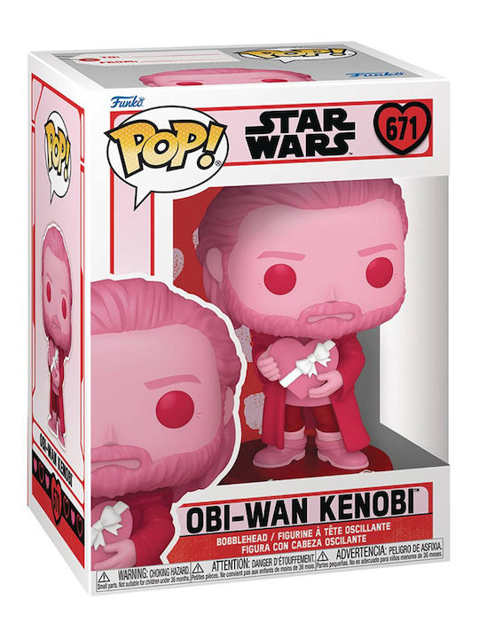 Funko Pop! Movies: Valentines S4 Obi-wan Kenobi Bobble-Head Limited Edition Funko Pop! Movies: Valentines S4 Obi-wan Kenobi Bobble-Head Limited Edition
