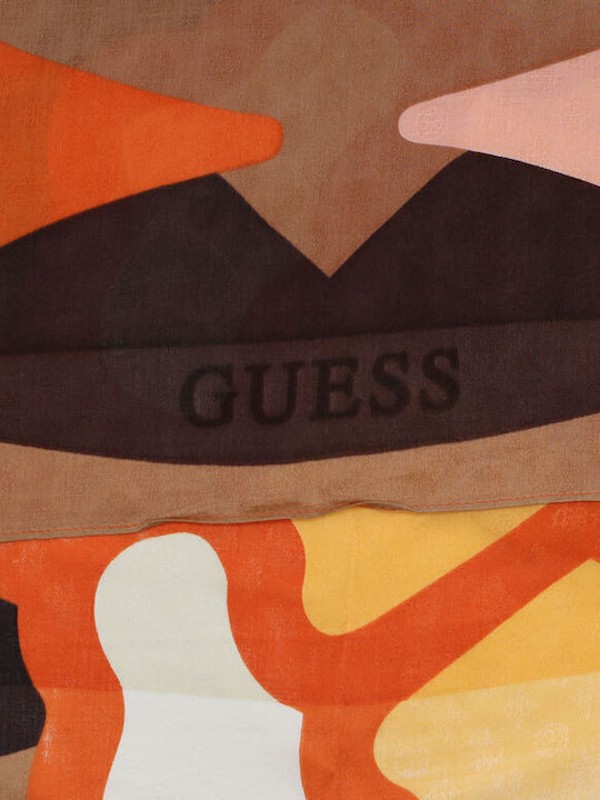 Guess Women's Scarf Brown Guess Women's Scarf Brown