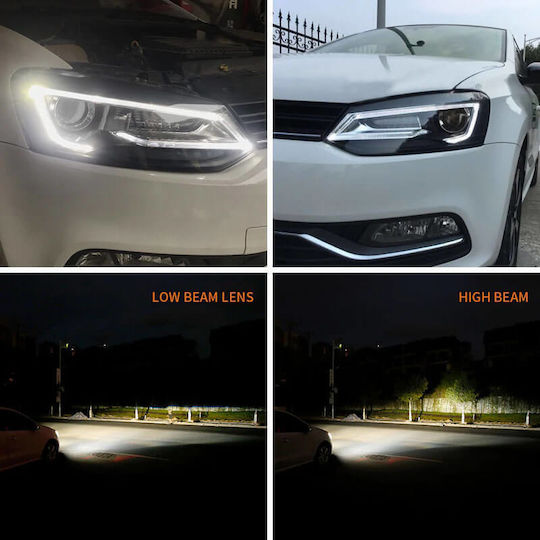 Vland Front Lights Led for Volkswagen Polo 09-17 2pcs