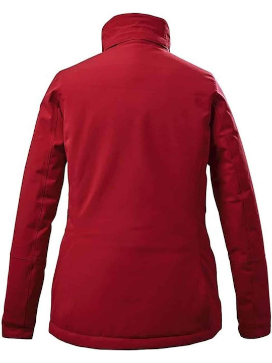 Killtec Kow 37411-400 Frauen Jacke aus für Ski & Snowboard Rot