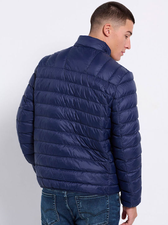 Χειμωνιάτικο Μπουφάν Puffer Navy Μπλε