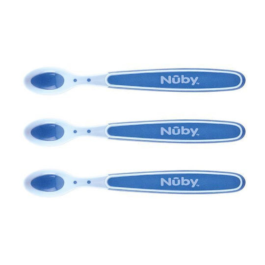 Nuby Βρεφικό Σετ με Κουτάλια για 3+ μηνών 3τμχ