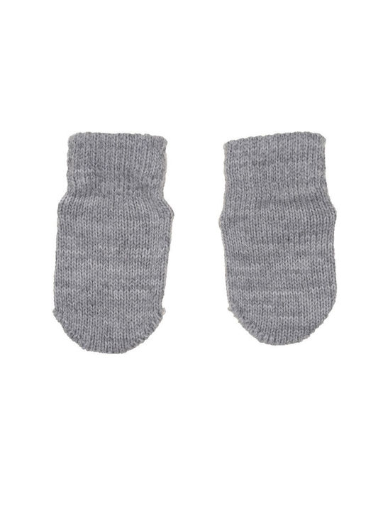 Kitti Kids Beanie Set with Scarf & Gloves Knitted Gray