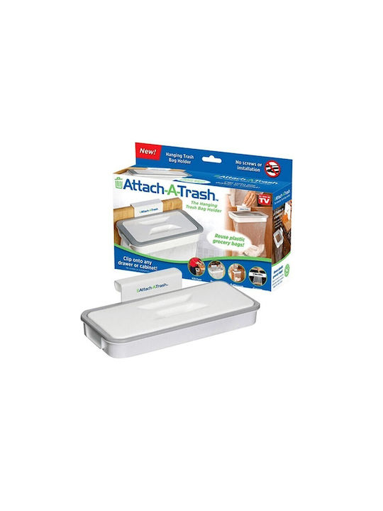 Baza de susținere a sacului Plastic în Alb Culori 11.5x24x3cm