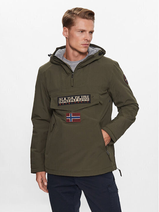Rainforest Pocket 2 Winter Jacke Wasserdicht und Winddicht Khaki