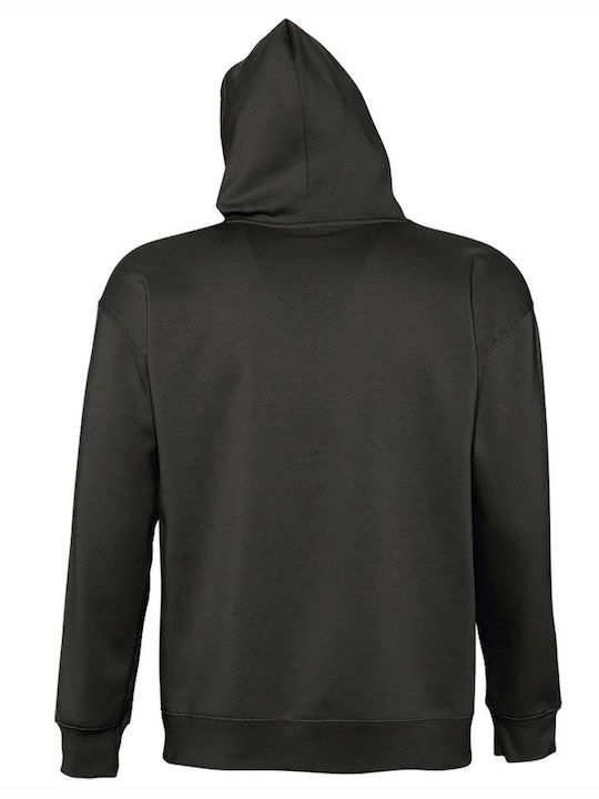 Kids Sweatshirt with Hood and Pocket Black